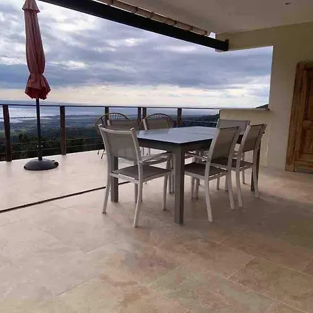 Quiet Villa, Exceptional Sea View Villa Ventiseri