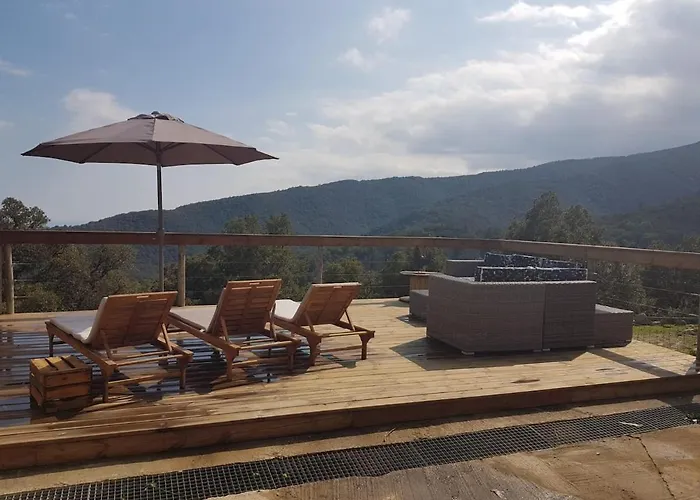 Quiet Villa, Exceptional Sea View Villa Ventiseri